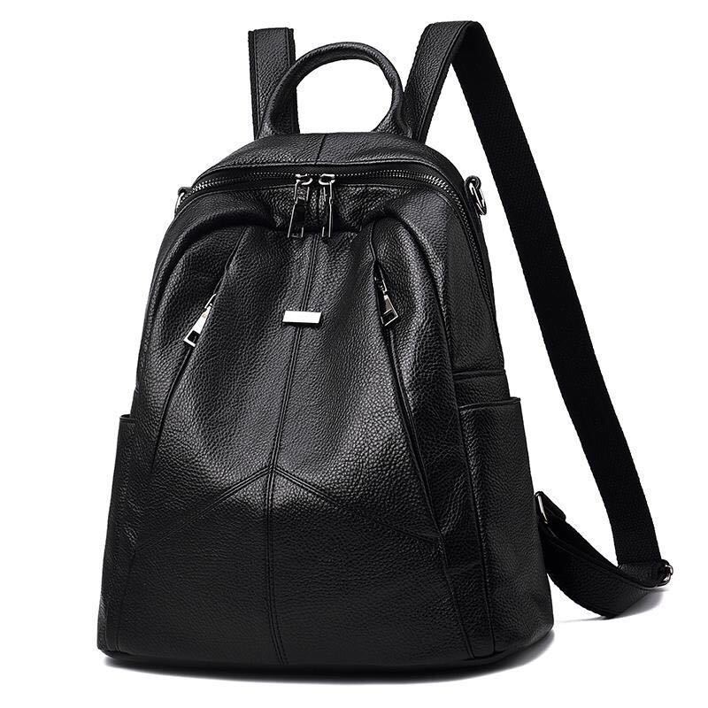 Women's Fashionable Korean Style Versatile Fashion Soft Backpacks