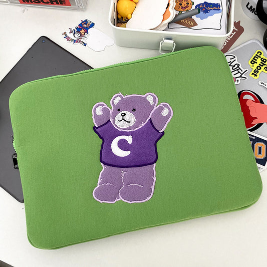 Cute Bear Notebook Inch Liner Of Tablet Bags