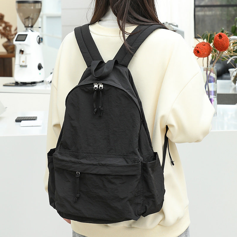 Women's Leisure Artistic Canvas Simple Washed Worn Backpacks