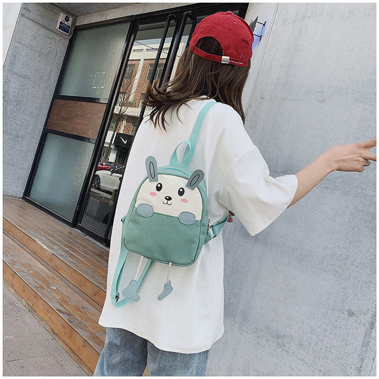 Children's Unique Boys Canvas Cartoon Cute Bags