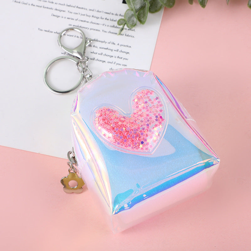 Multifunctional Transparent Western Style Cool Small Coin Purses