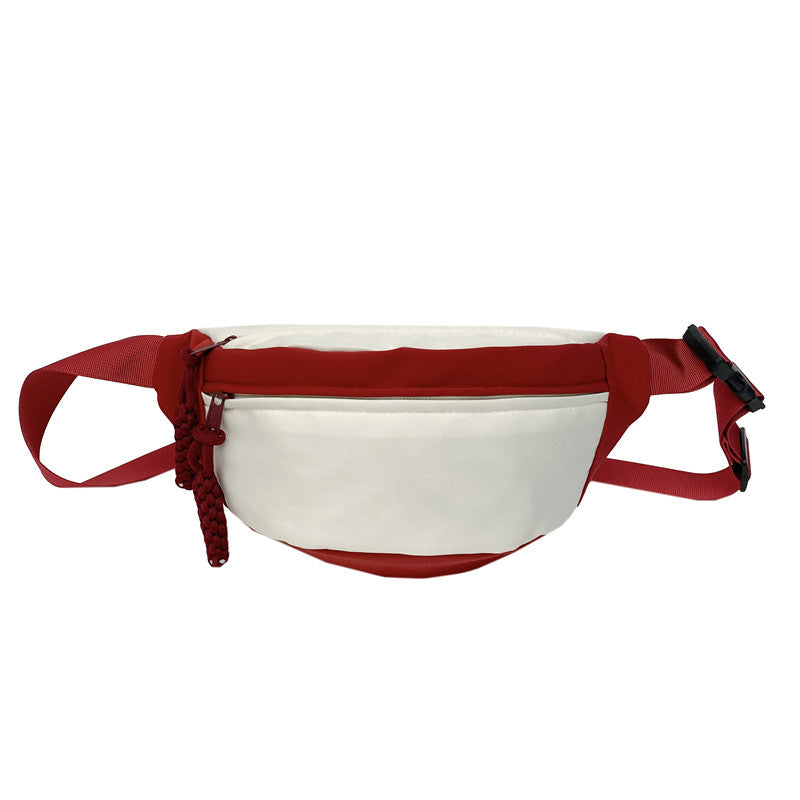 Style Large Capacity Female College Simple Waist Packs