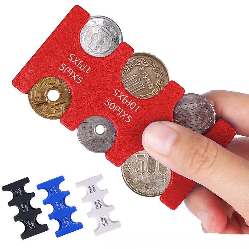 Environmentally Friendly Plastic Yen Change Storage Clip Coin Purses