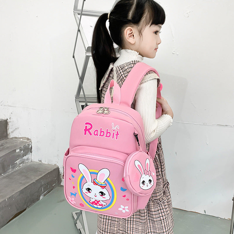 Children's Band Printed Cute Cartoon Spine Protection Kindergarten School Bags