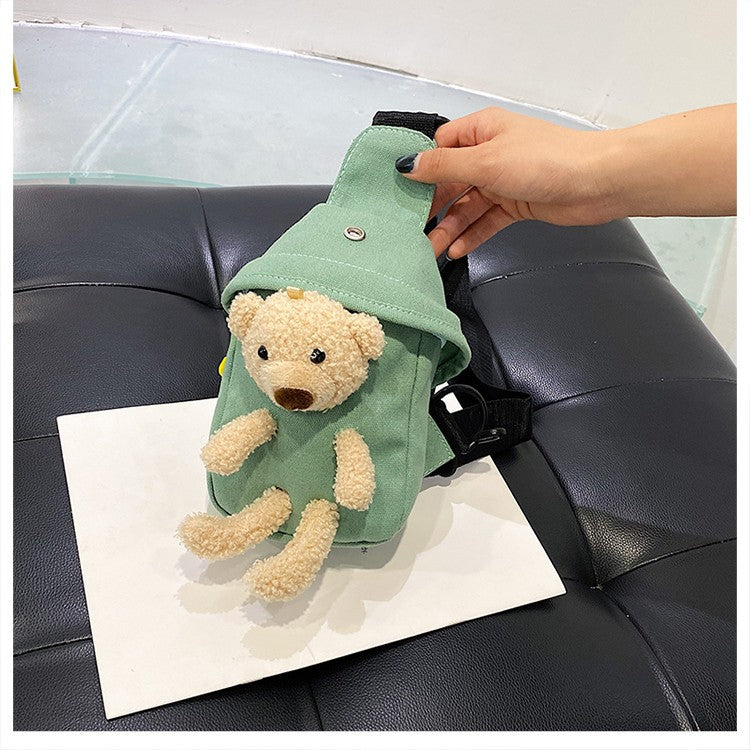 Women's Cute Little Bear Cartoon Doll Gift Children's Waist Packs