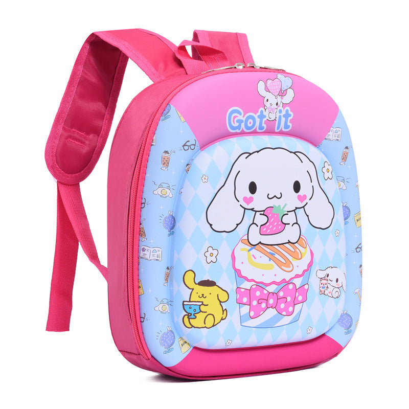 Children's Hard Shell Clow Year-old Lightweight Cartoon Kindergarten School Bags