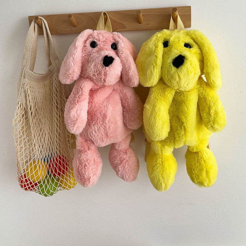 Sacs féminins de marionnette de poupée mignonne en peluche de chien de dessin animé