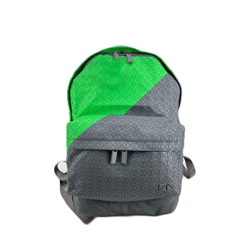 Women's & Men's & Silicone Large Capacity Color Matching Backpacks