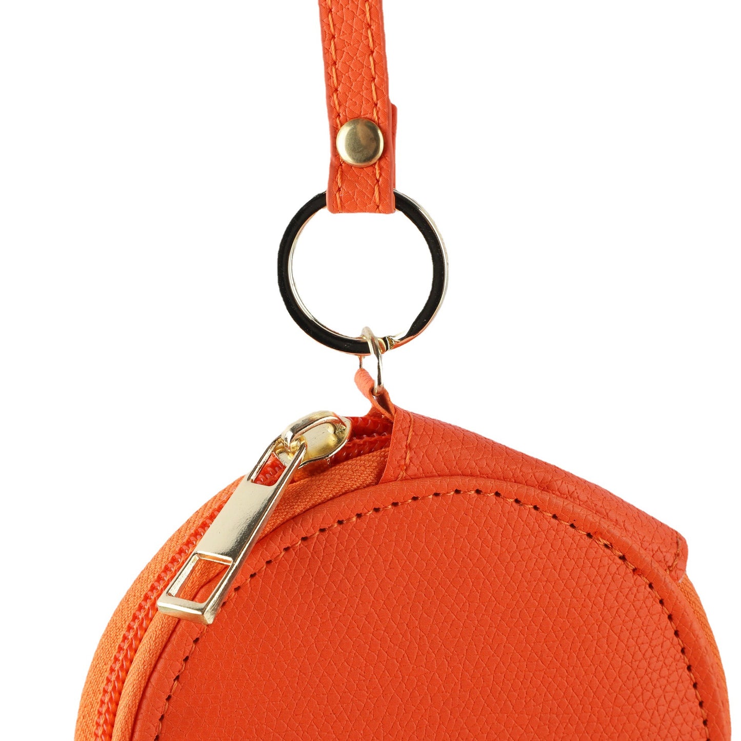 Round Environmental Protection Cute Simple Zipper Coin Purses