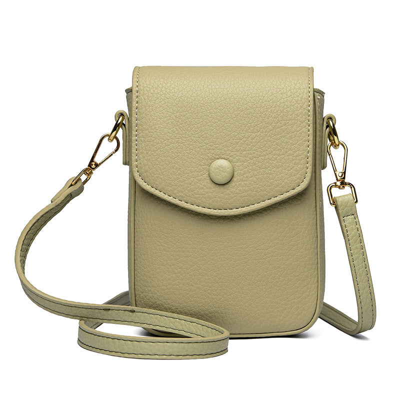 Women's Small Soft Leather Mobile Minority Mini Phone Bags