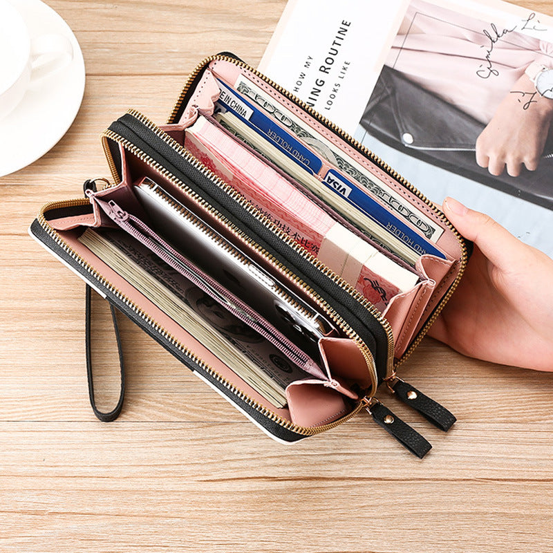 Women's New Long Simple Fashion Zipper Ladies Wallets