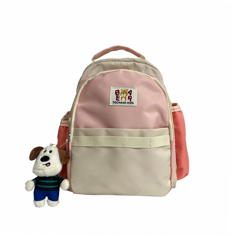 Children's Cute Cartoon Portable Burden Alleviation Puppy Children's Backpacks