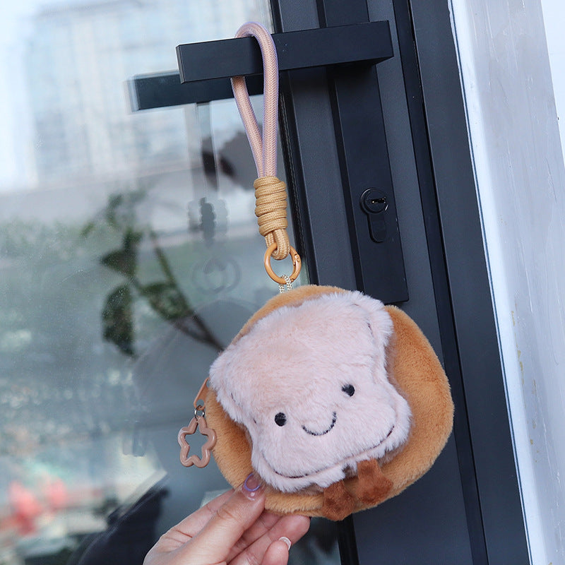 Food Doll Storage Creative Zipper Plush Coin Purses