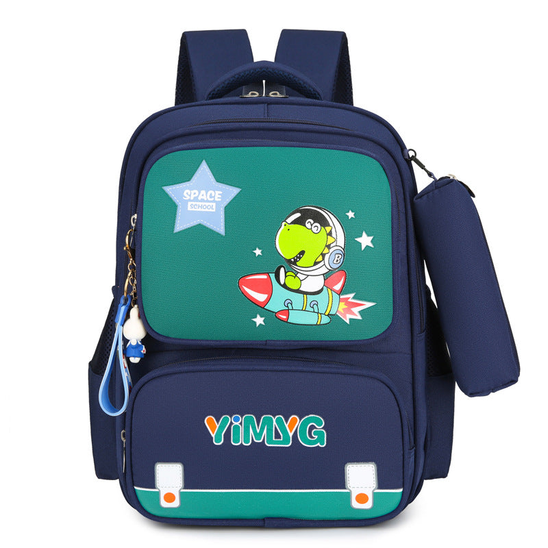 Large Capacity For Primary Cartoon Color Elementary School Students' Schoolbags