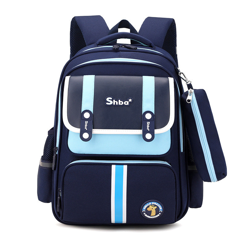 Children's Primary Grade Lightweight Burden Alleviation Spine Elementary School Students' Schoolbags