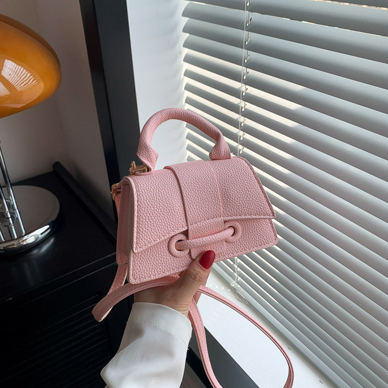 Candy Color Small Square Simple Exquisite Shoulder Bags