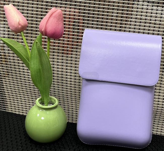 Couverture de pression pour femmes, couleur bonbon, petits sacs de téléphone carrés à la mode