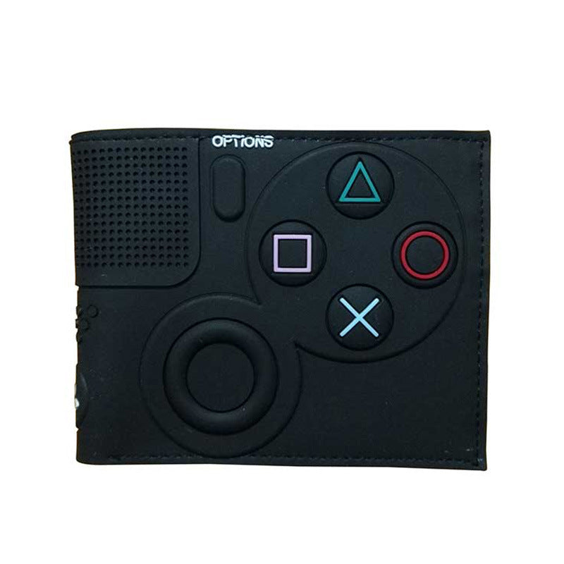 Game Console Pattern Control Button Short Ladies Wallets