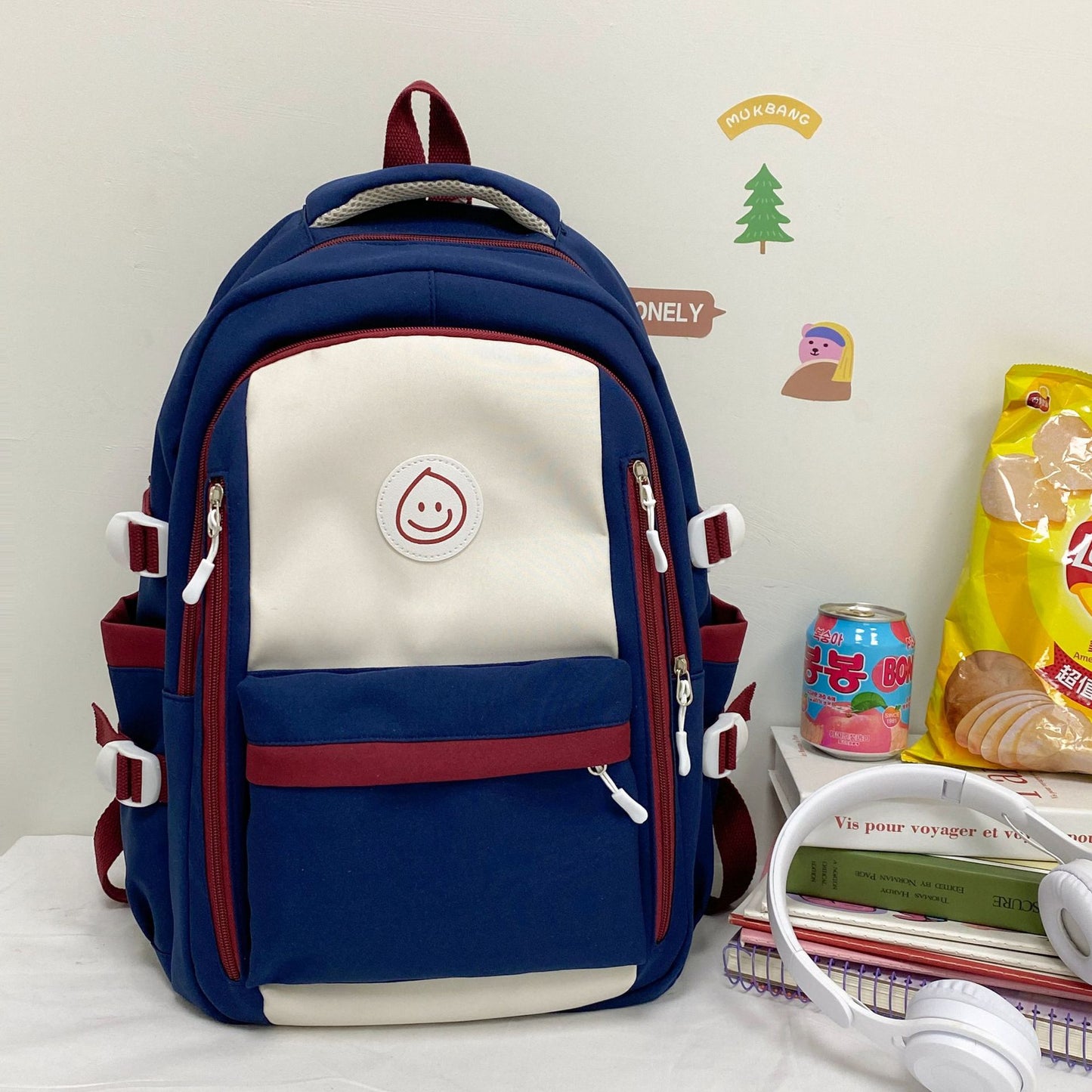 Korean Junior High Large Capacity Burden Middle School Students' Schoolbags