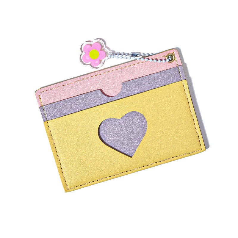 Dopamine Korean Style Short Chic Multicolor Ladies Wallets