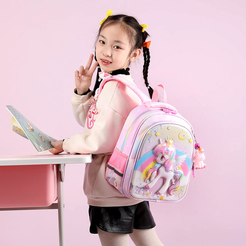 Children's Cartoon Preschool Fashion Printing Large Class Kindergarten School Bags