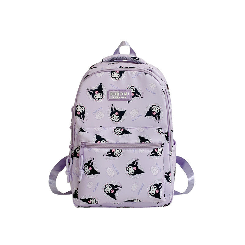 Cool Innovative Schoolgirl Cartoon Large Capacity Backpacks