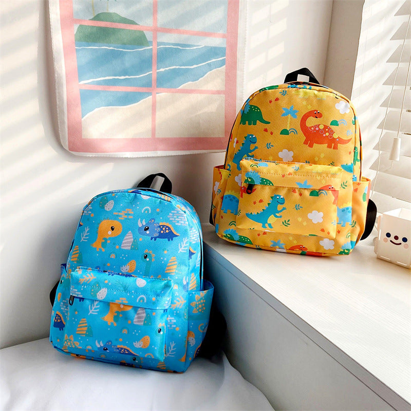 Children's Cute Korean Style Little Dinosaur Simple Children's Backpacks