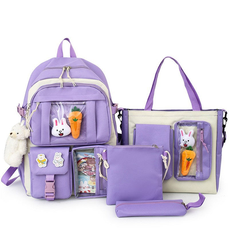 Cute Summer Three To Five Six Elementary School Students' Schoolbags