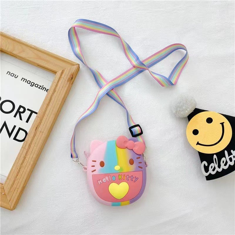 Stall Cartoon Silicone Soft Western Style Coin Purses