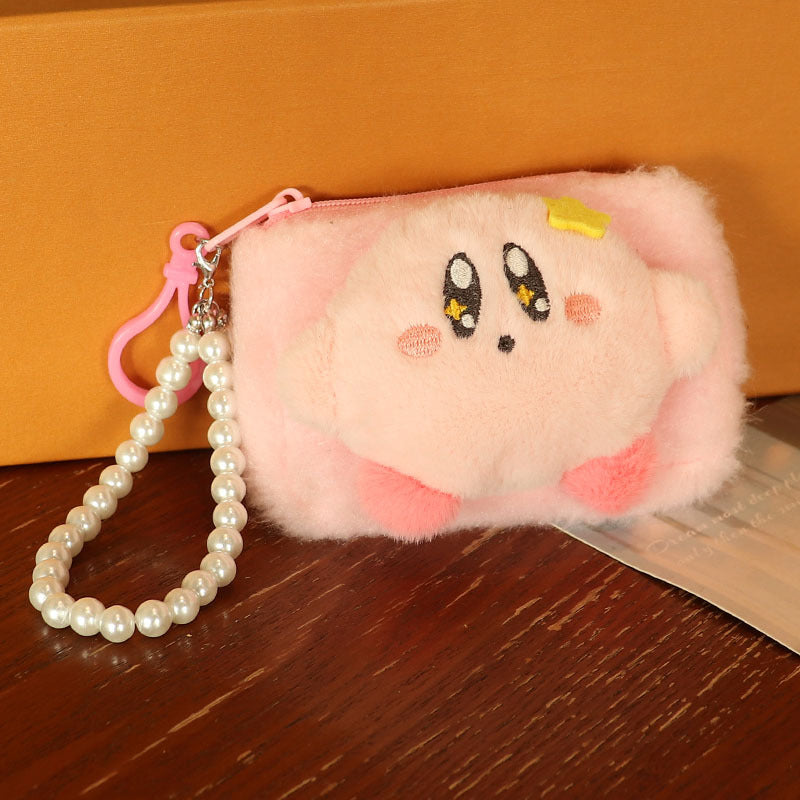 Cute Heart Pink Zipper Earphone Mini Coin Purses