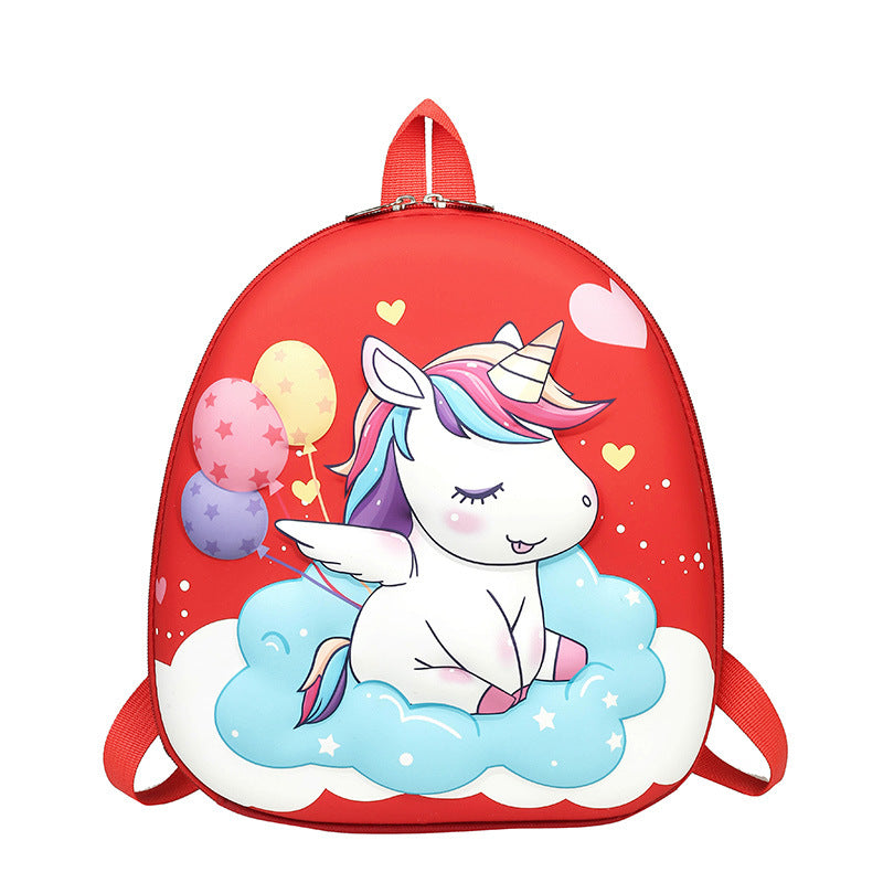 Children's Hard Shell Cute Unicorn Dinosaur Cartoon Kindergarten School Bags