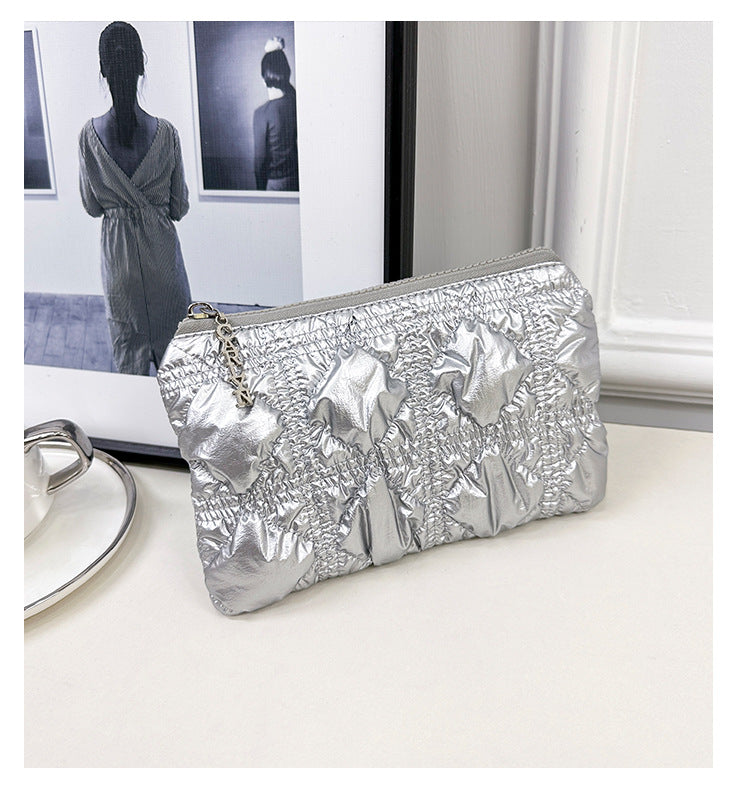 Classic Style Embroidery Thread Diamond Small Coin Purses