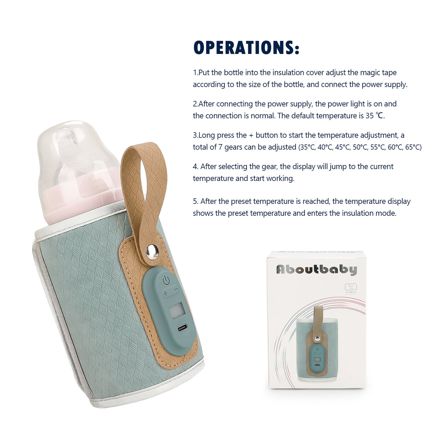 Insulation Feeding Bottle Maternal Constant Temperature Mummy Portable Bags