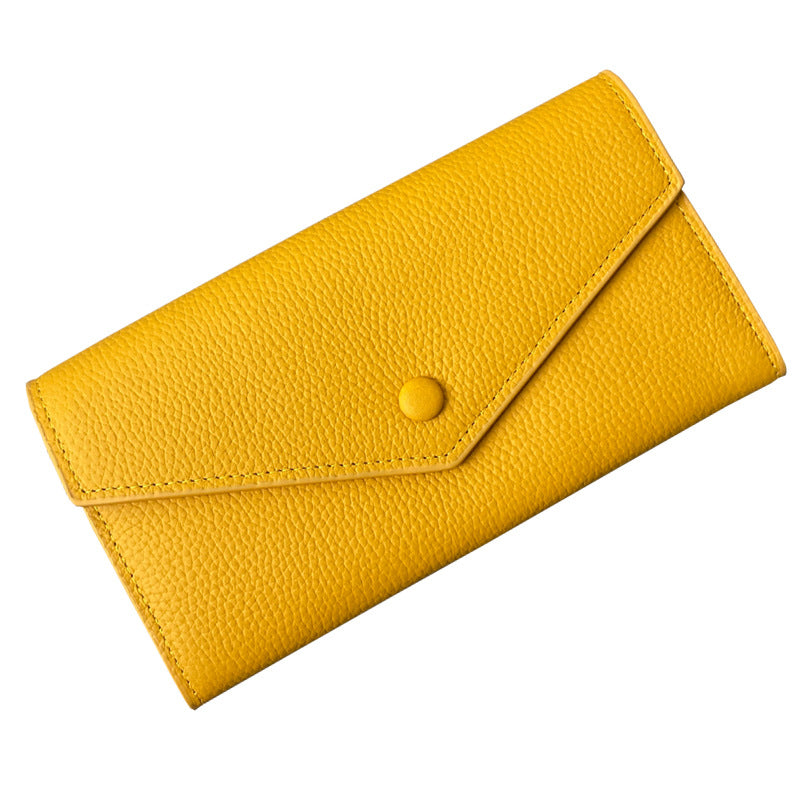 Women's Soft Leather Long For Large Capacity Ladies Wallets