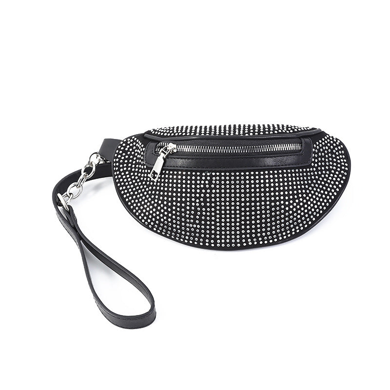 Women's Cool Luxury Rhinestone Fashion Chain Waist Packs