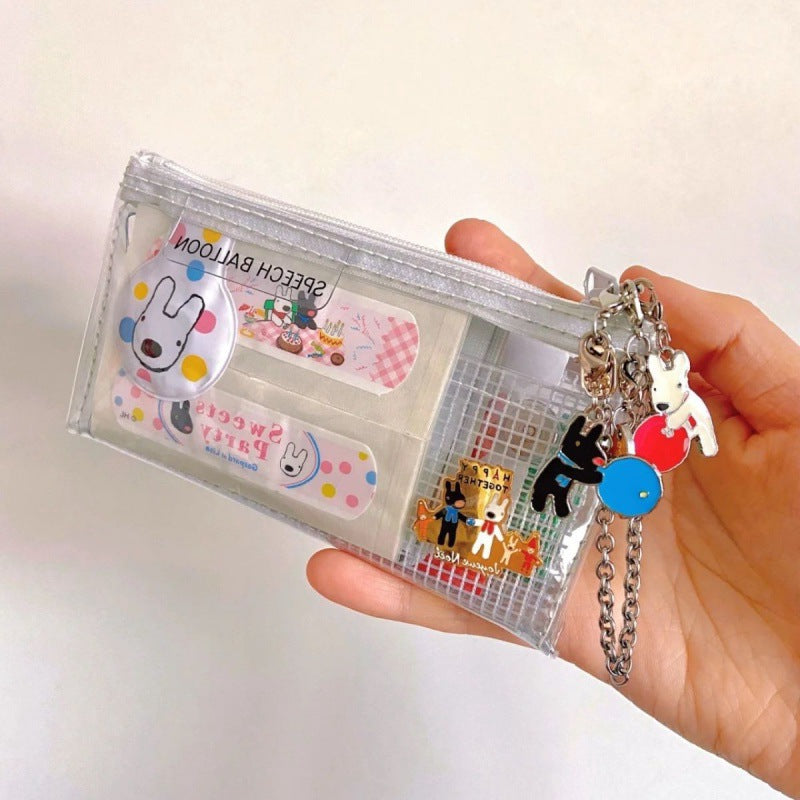 Packaging Transparent Gadget Buggy Simple Mask Storage Clip Coin Purses