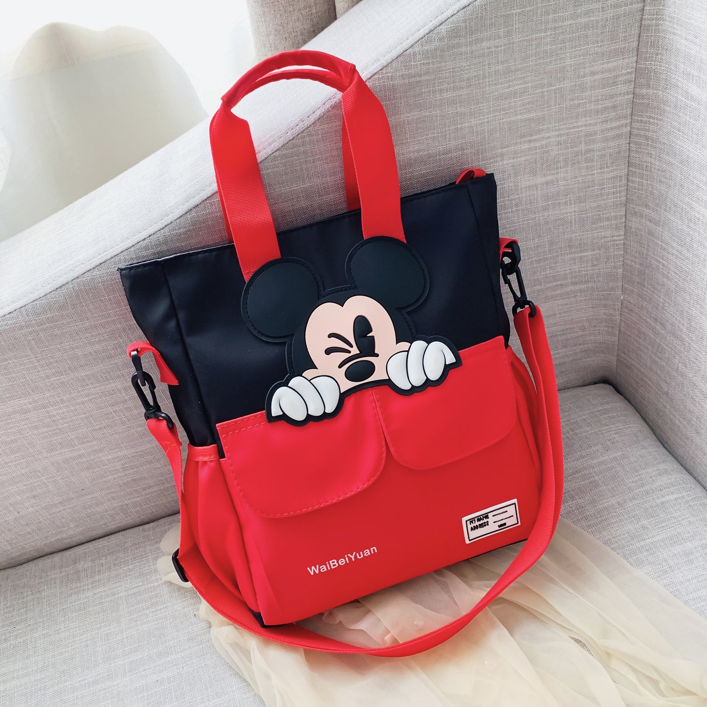 Dessin animé pour enfants mignon Mickey polyvalent loisirs sortie sacs à bandoulière pour enfants