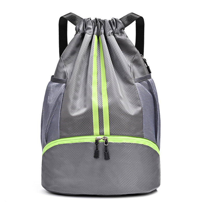 Drawstring Portable Basketball Dry Wet Separation Sports Backpacks