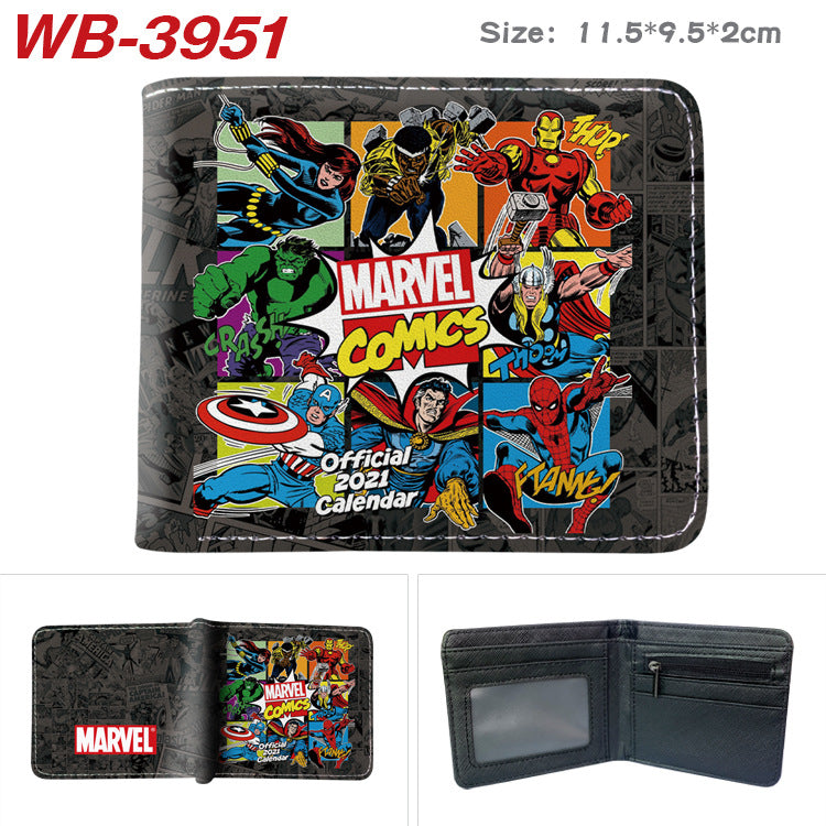 Women's & Men's & Series Super Hero Derivatives Cartoon Full Men's Wallets