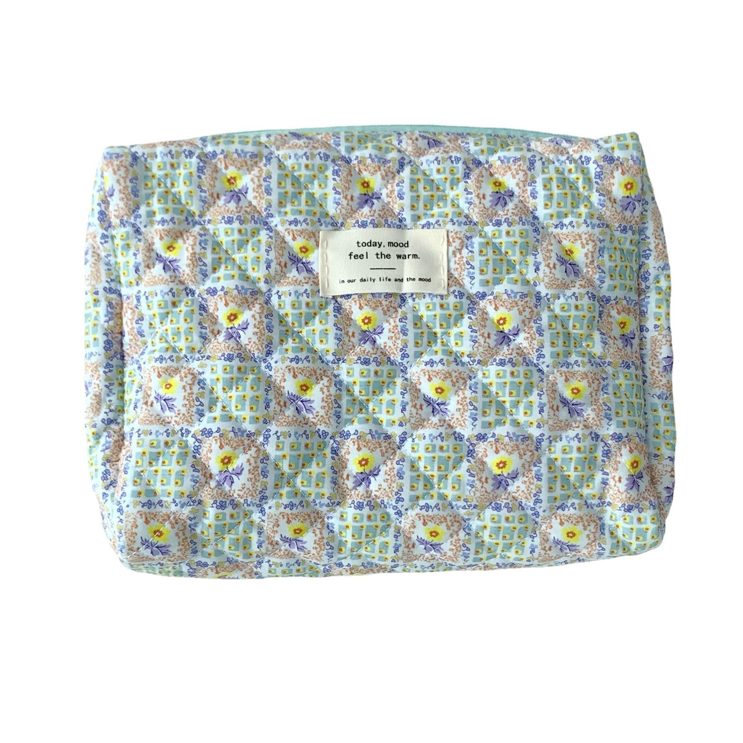 Capacity Liner Portable Finishing Wash Quilted Cosmetic Bags