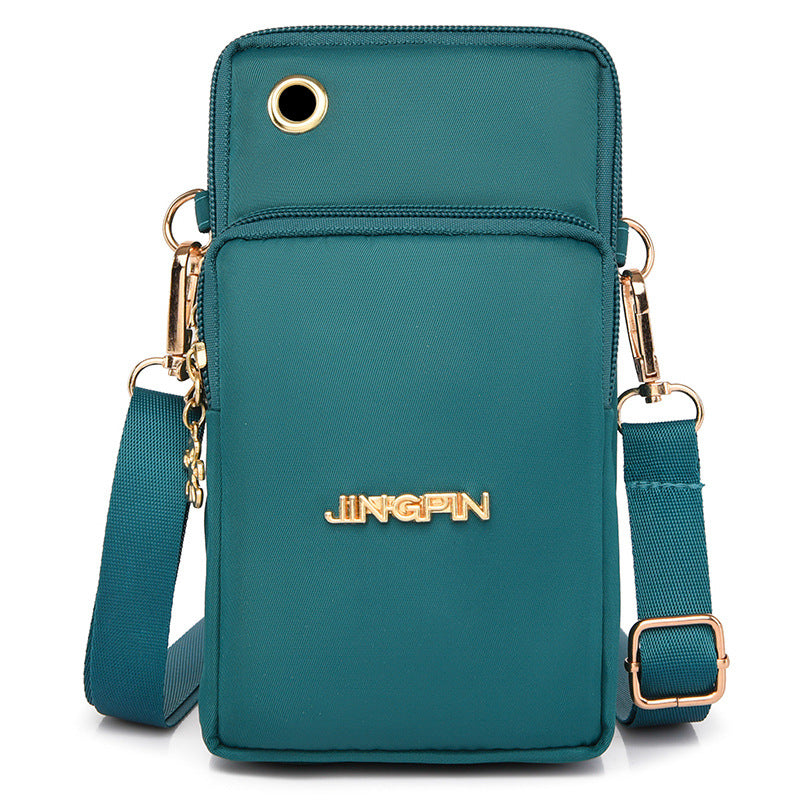 Women's Mobile Mini Summer Single Canvas Vertical Phone Bags