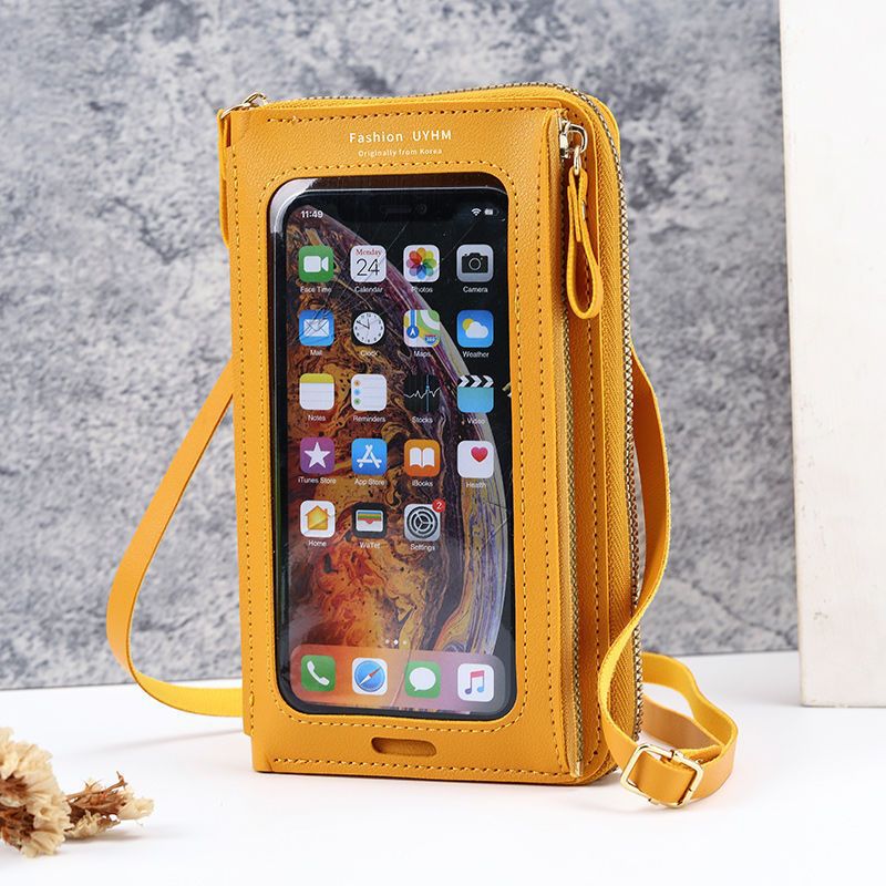 Women's Touch Screen Korean Fashion Mini Small Phone Bags