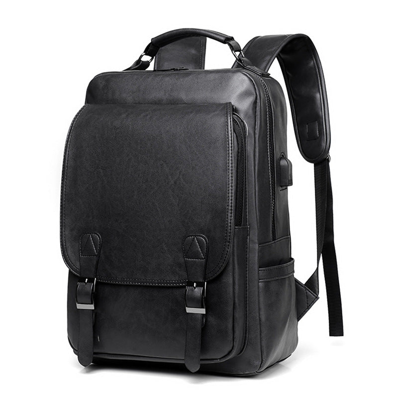 Men's Fashion Trendy Korean Style Large Computer Backpacks