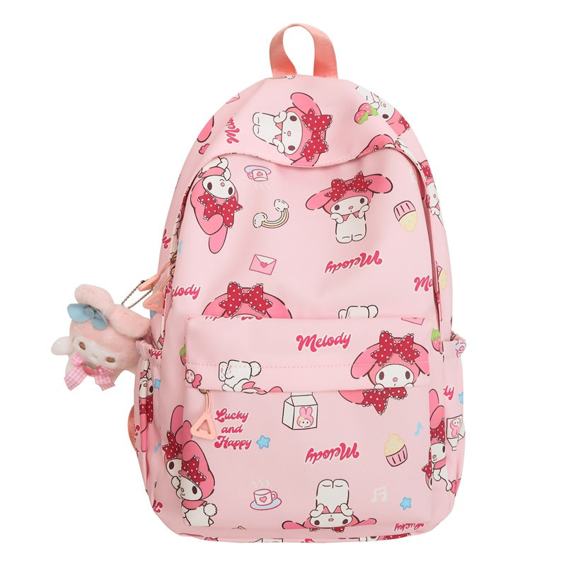 Women's Printed Iti Waterproof Melody Minority Korean Backpacks