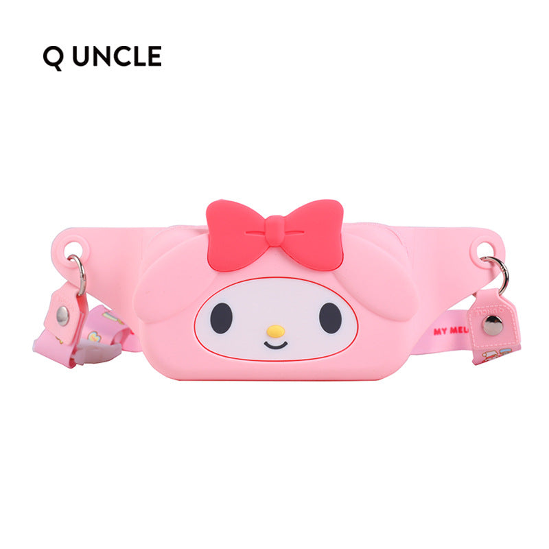 Authorized Hello Kitty Silicone Cartoon Melody Children's Waist Packs