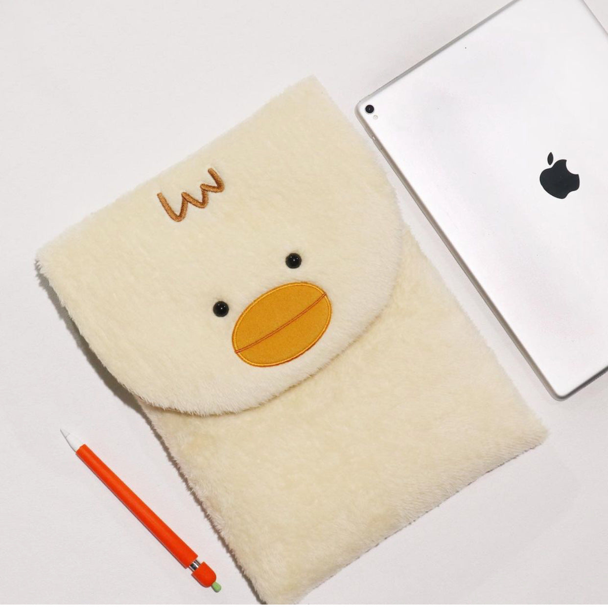 Plush Embroidery Cute Animal Pc Notebook Tablet Bags