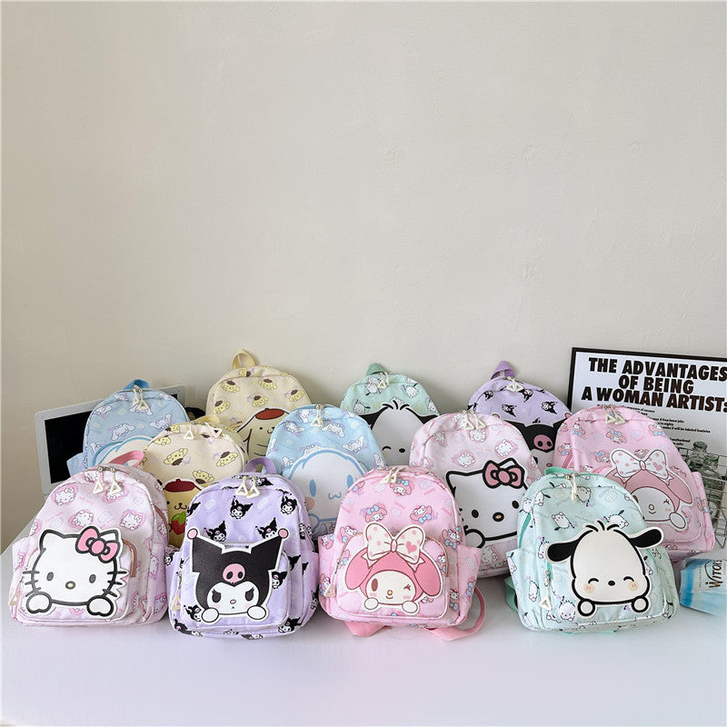 Children's Female Cute Clow Years Old Leisure Children's Backpacks