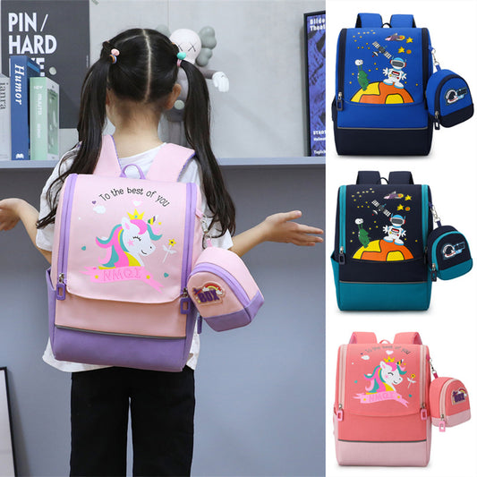 Children's Cartoon Primary Year-old Space Series Lightweight Elementary School Students' Schoolbags