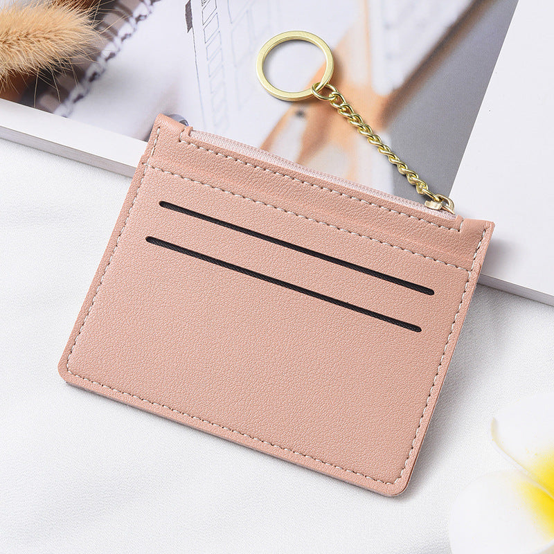 Porte-monnaie pour femmes avec fermeture éclair simple