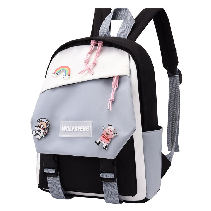 Children's Autumn Boys Senior Class Nylon Grade Kindergarten School Bags